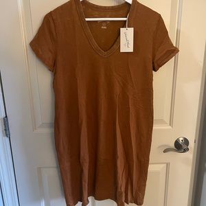 NWT Rust T-shirt Dress - M